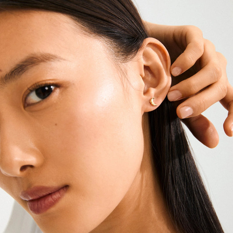 Between Gold Plated Studs
