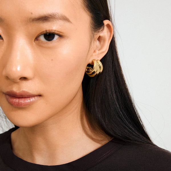 Damia Gold Plated Earrings