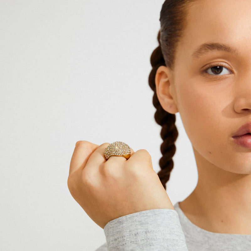 Lael Gold Plated Crystal Ring