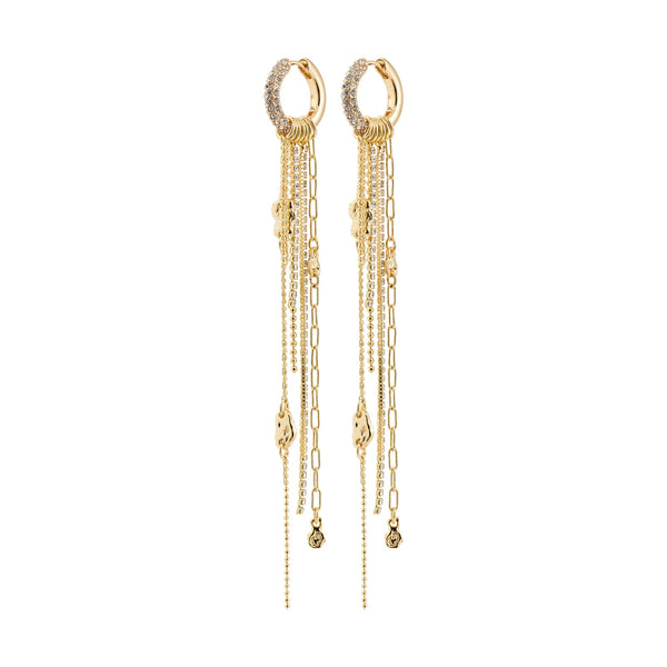 Drue Gold Plated Hoop Earrings