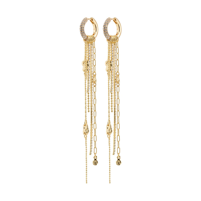 Drue Gold Plated Hoop Earrings