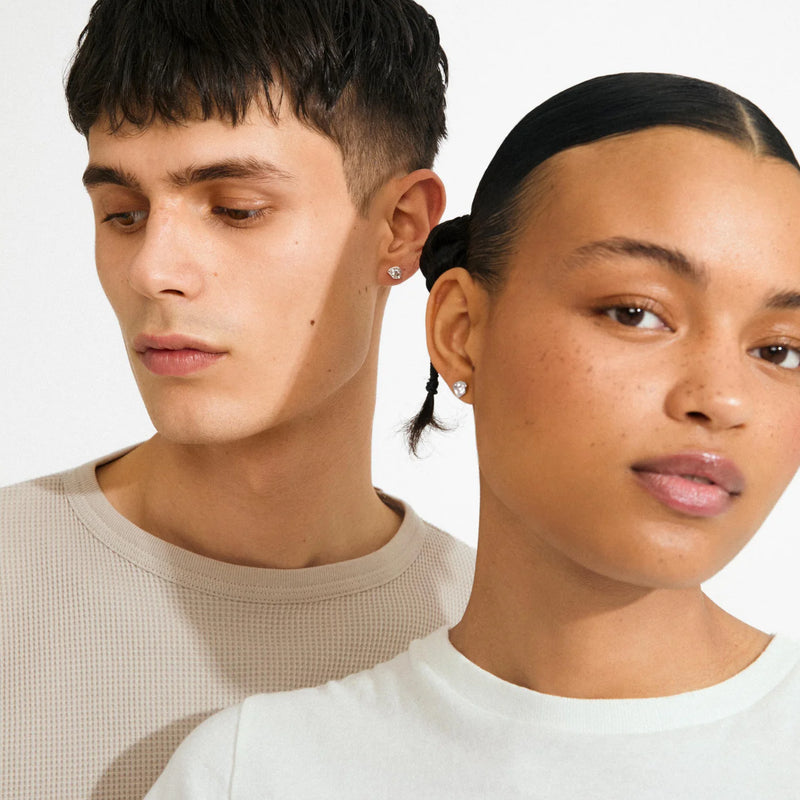 Kota Silver Plated Studs