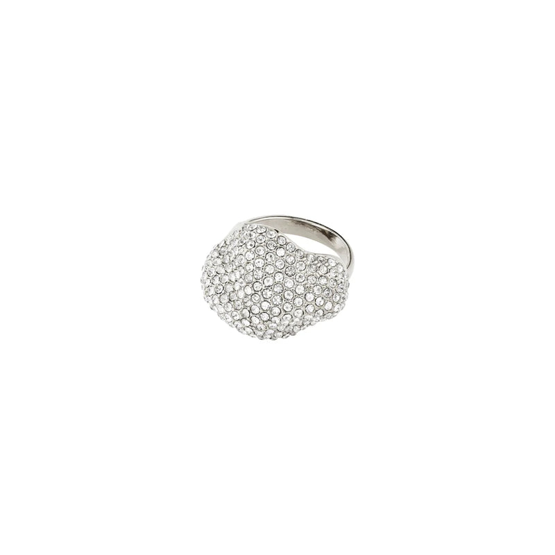Lael Silver Plated Crystal Ring