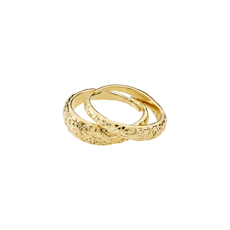 Izolda Gold Plated Ring Set