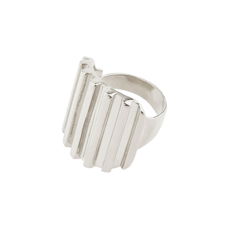 Laurel Silver Plated Ring