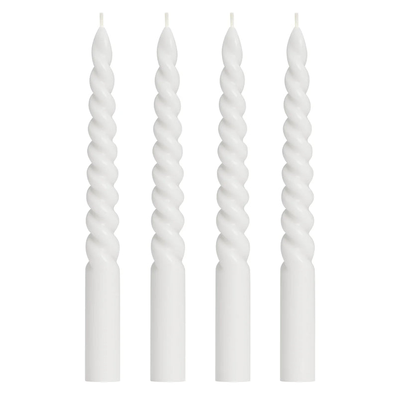 Twisted Taper Four Piece Candle Set