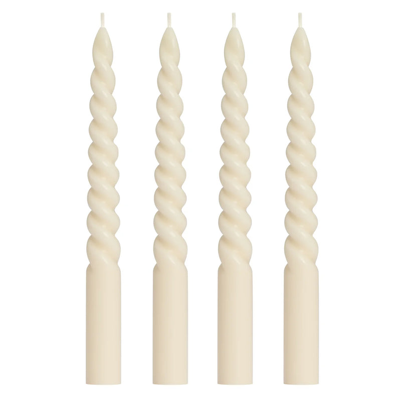 Twisted Taper Four Piece Candle Set