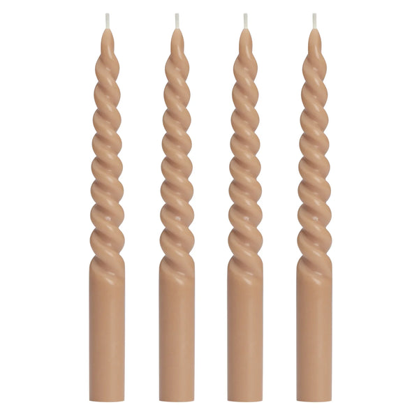 Twisted Taper Four Piece Candle Set