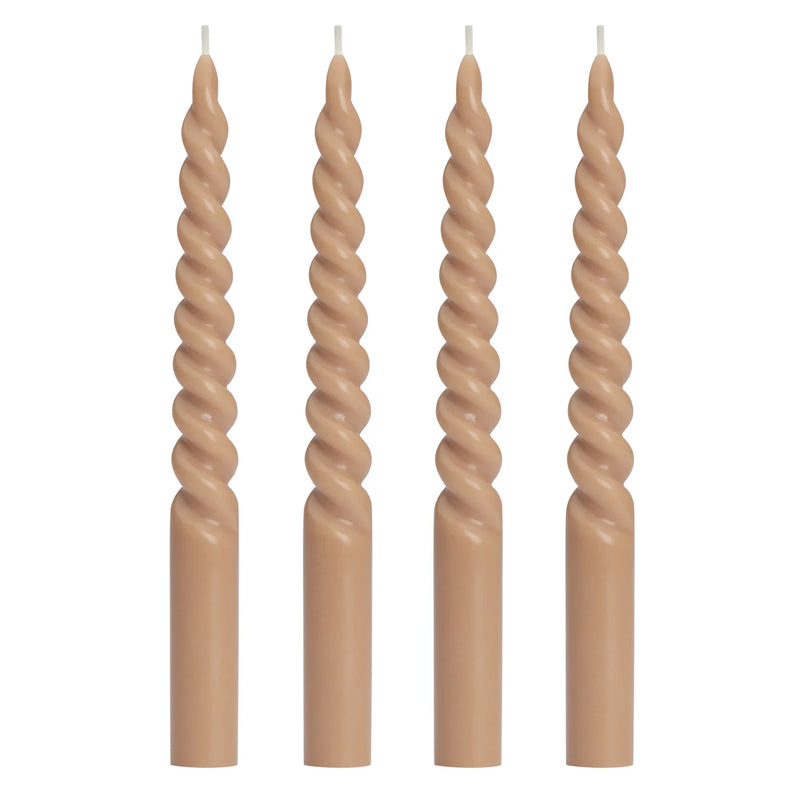 Twisted Taper Four Piece Candle Set