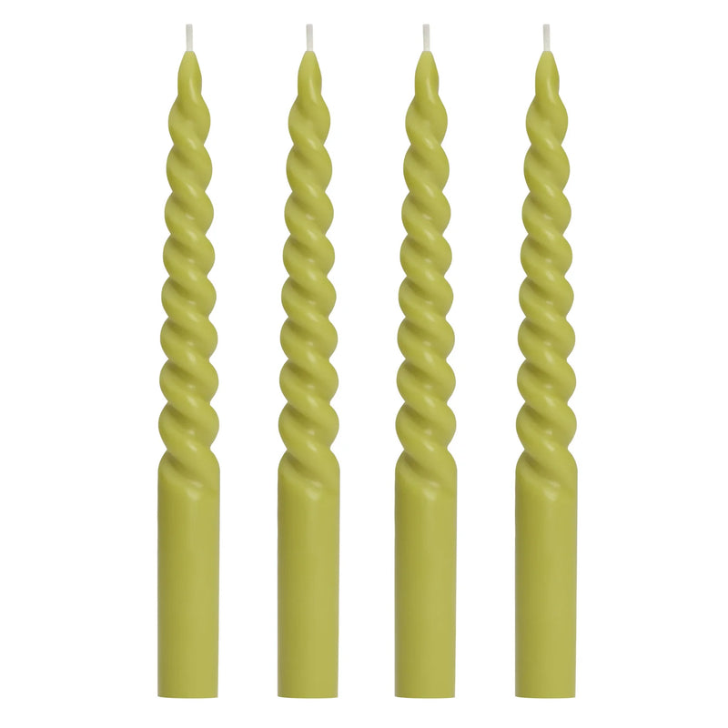 Twisted Taper Four Piece Candle Set