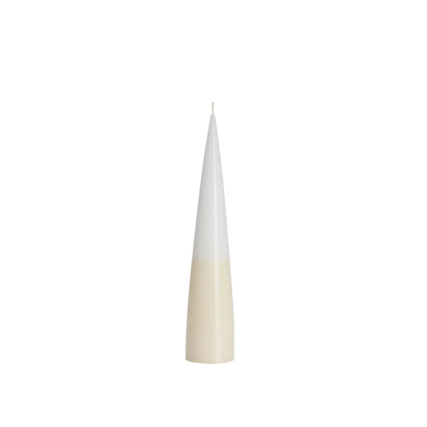 Conical Two-Tone 8h" Candle