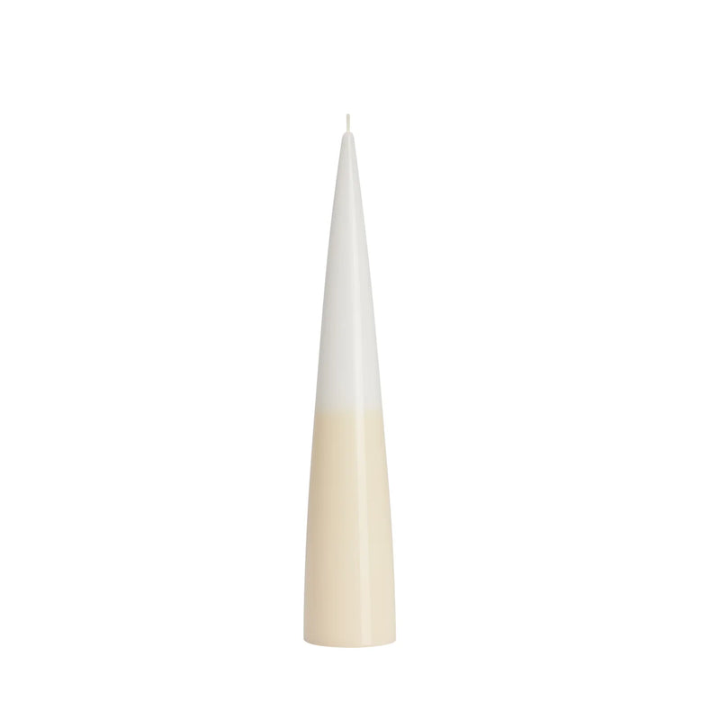 Conical Two-Tone 10h" Candle