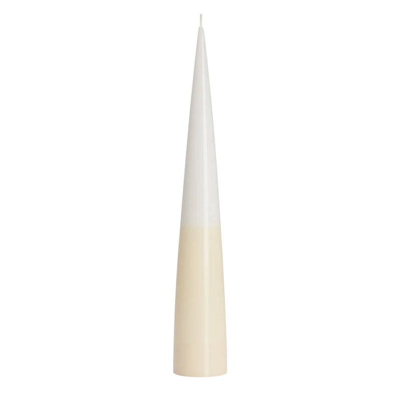 Conical Two-Tone 11.75h" Candle