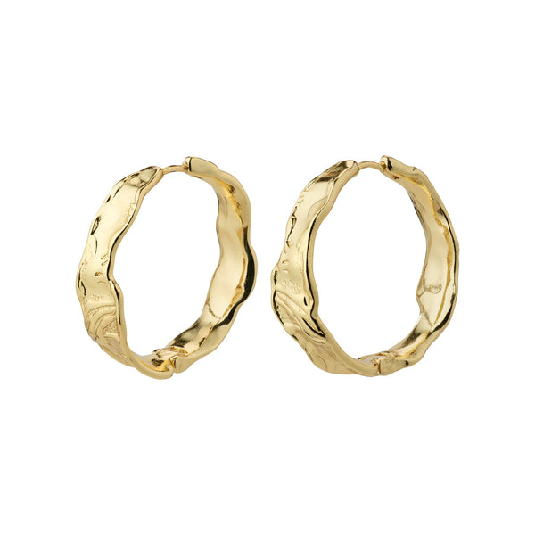 Julita Gold Plated Hoops