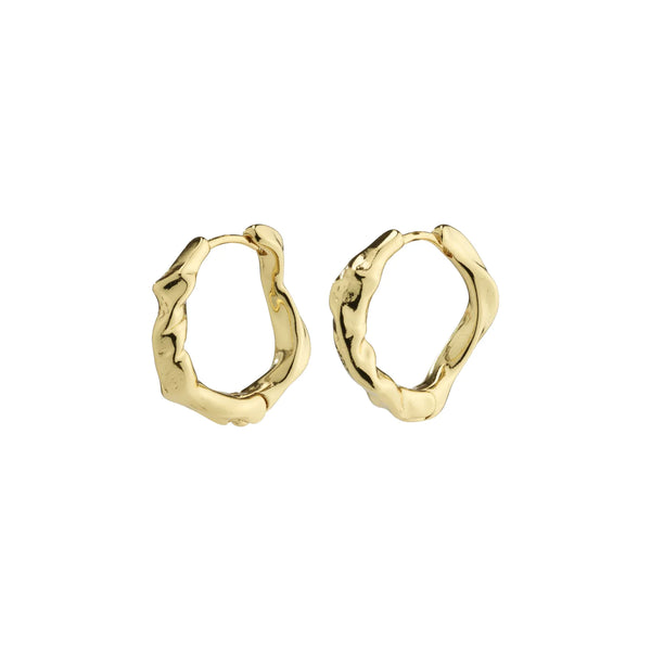 Anne Gold Plated Hoops