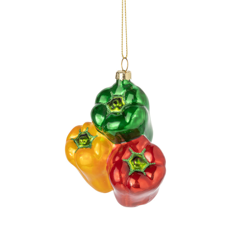 Multicolored Pepper Ornament