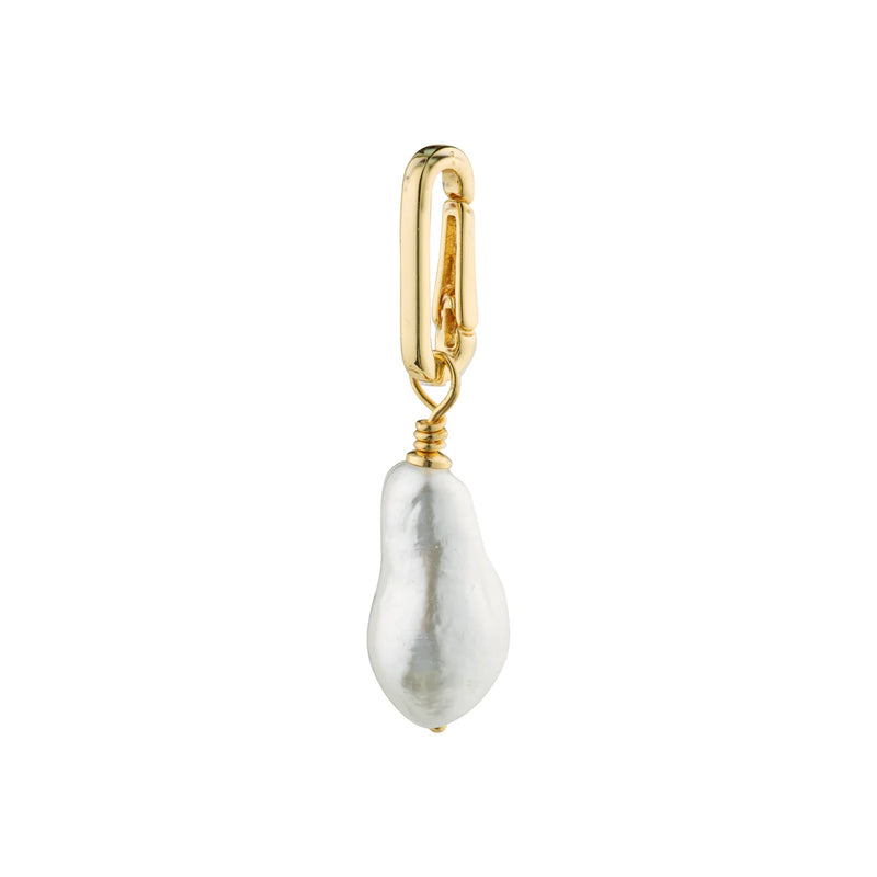 Pearl Gold Plated Charm