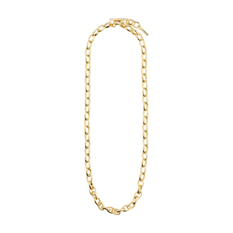 Charm Gold Plated Chain Necklace