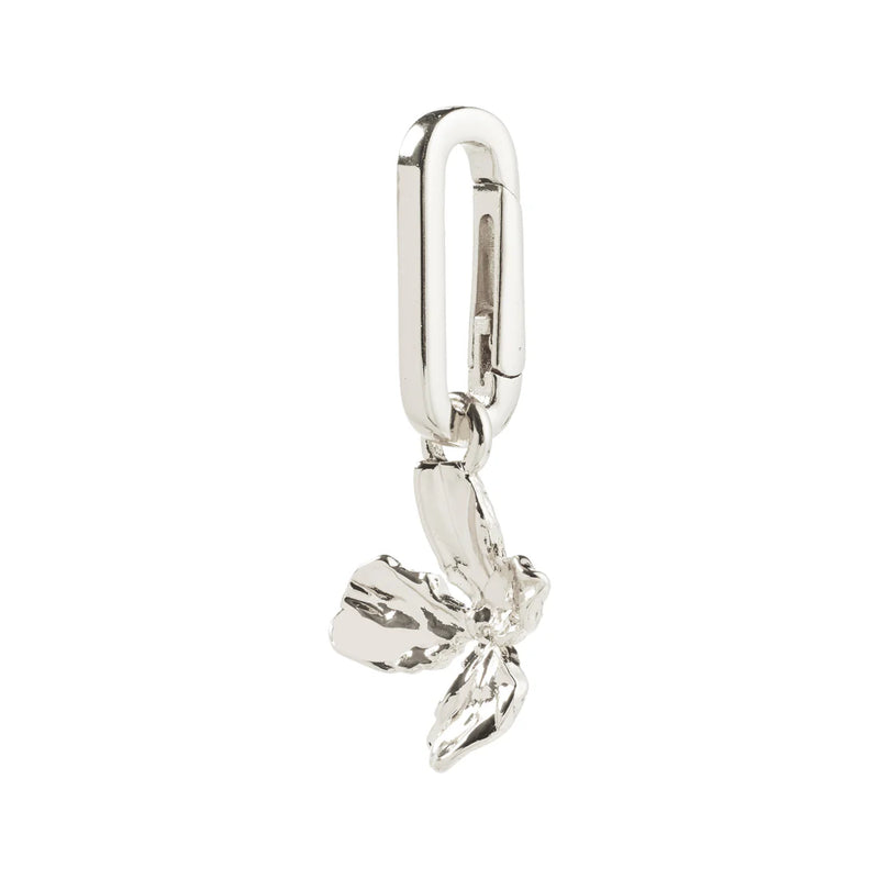 Flower Silver Plated Charm