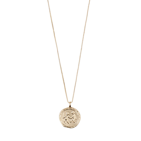 Gemini Gold Plated Necklace