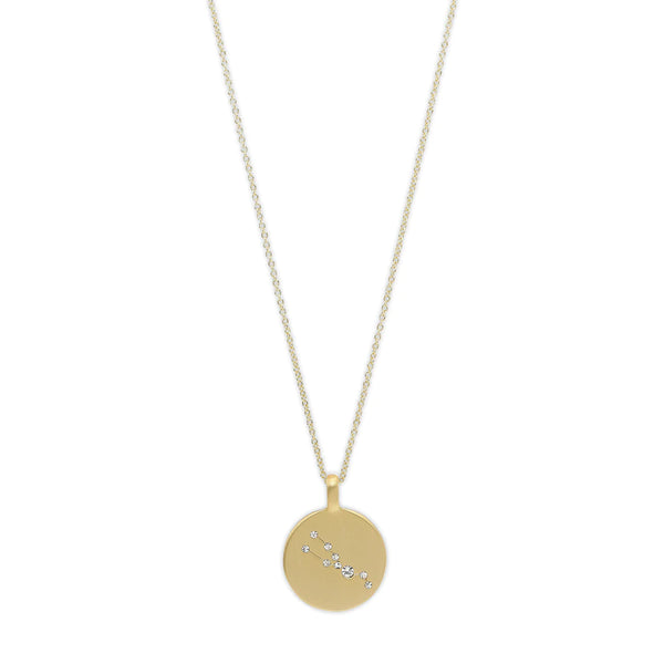 Taurus Star Sign Gold Plated Necklace