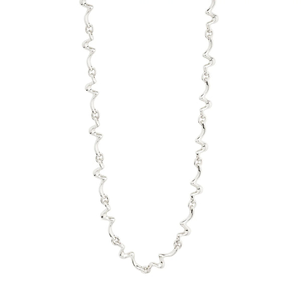 Penelope Silver Plated Chain Necklace