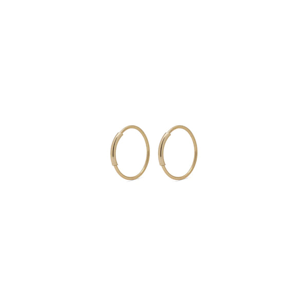 Raquel Extra Small Gold Plated Hoops
