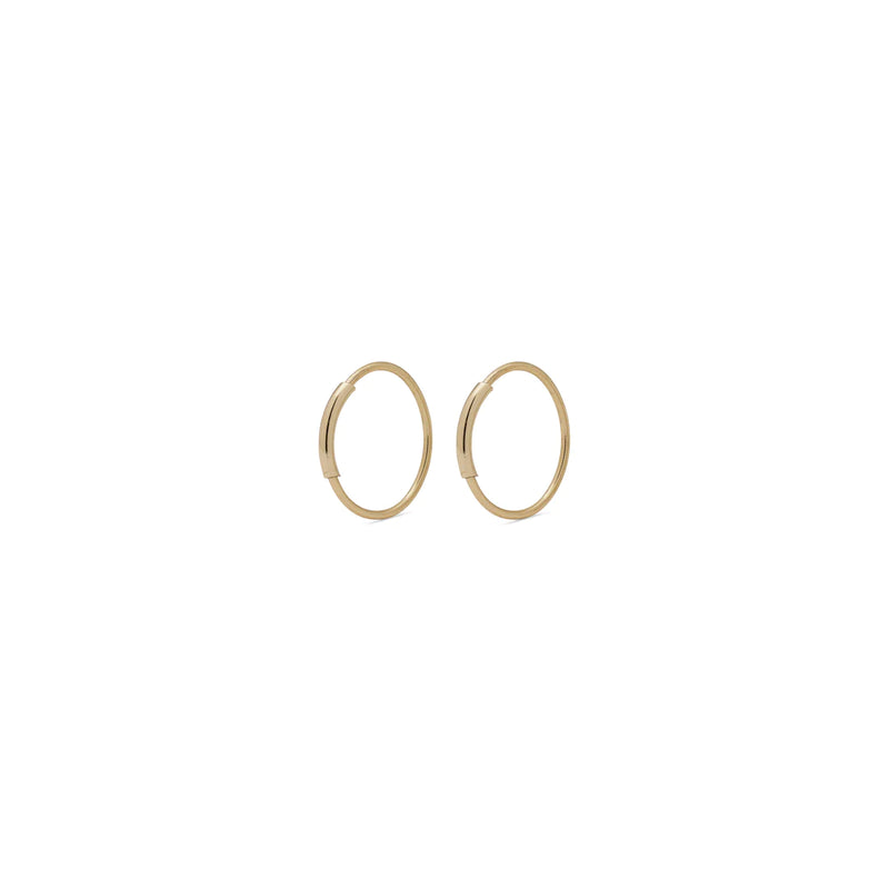 Raquel Extra Small Gold Plated Hoops