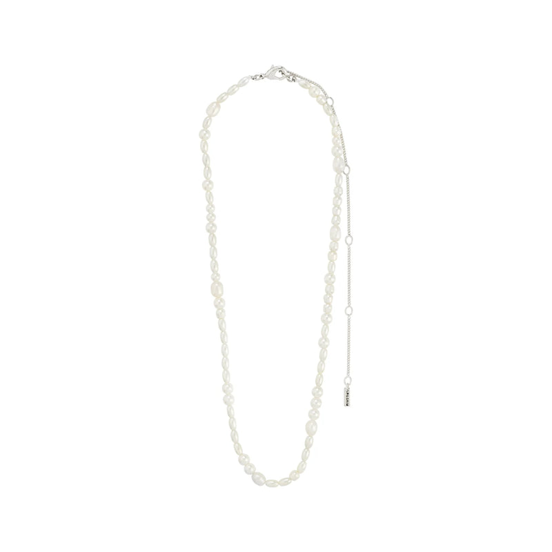 Elliana Silver Plated Pearl Necklace