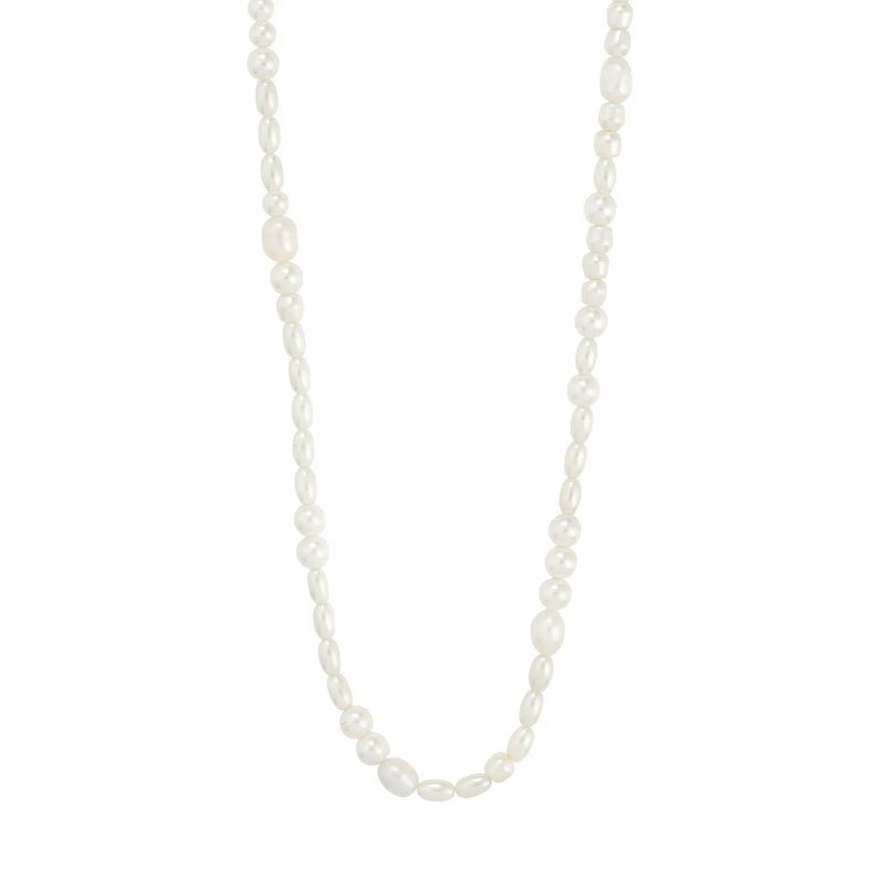 Elliana Silver Plated Pearl Necklace