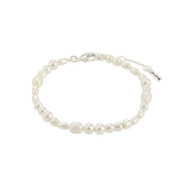 Elliana Silver Plated Pearl Bracelet