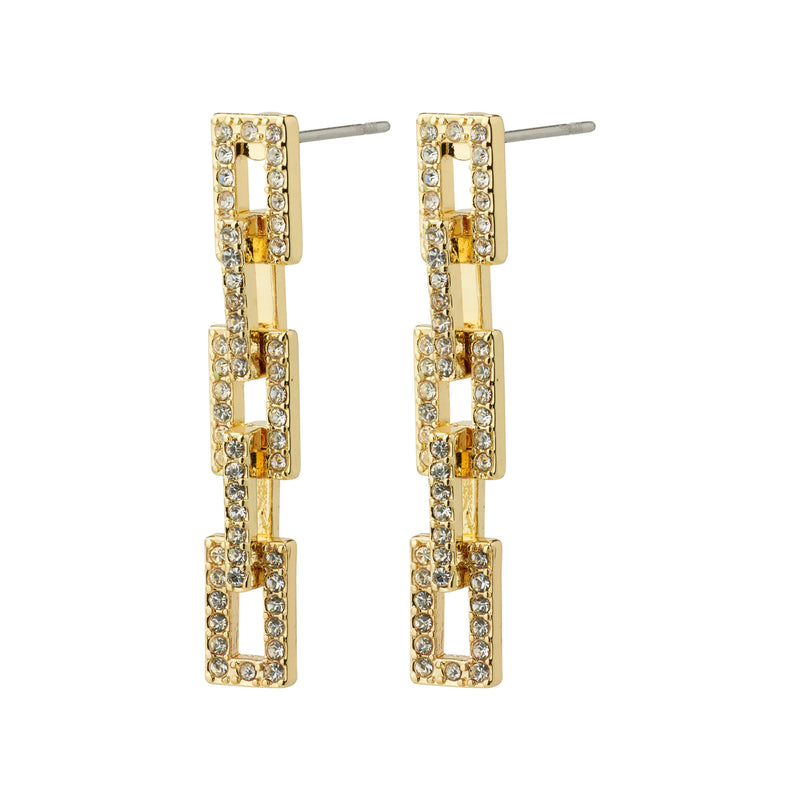 Coby Gold Plated Crystal Earrings