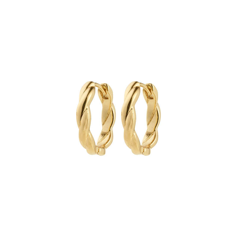 Declan Gold Plated Hoops