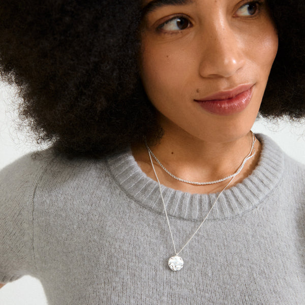 Declan Silver Plated Necklace