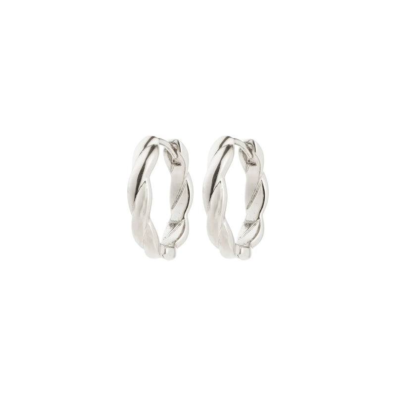 Declan Silver Plated Hoops