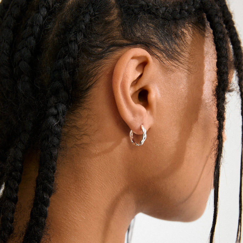 Declan Silver Plated Hoops