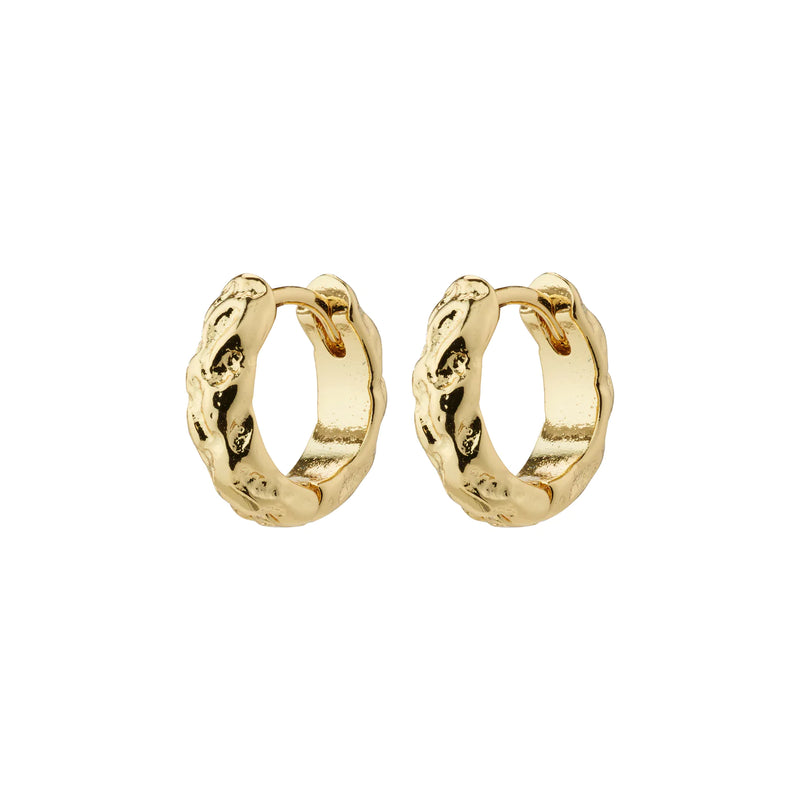 Carla Gold Plated Hoops
