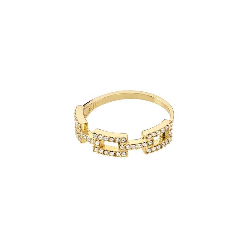 Coby Gold Plated Crystal Ring