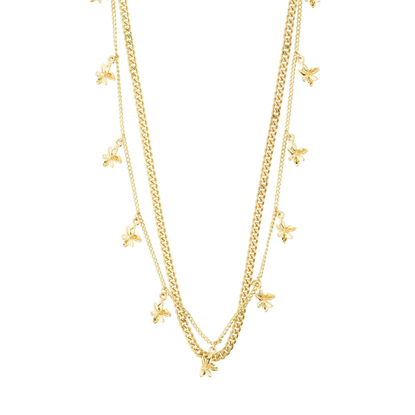 Riko Gold Plated 2-in-1 Necklace Set