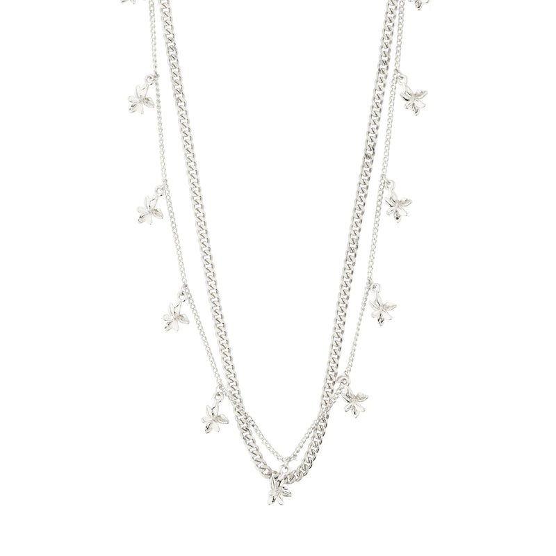 Riko Silver Plated 2-in-1 Necklace Set