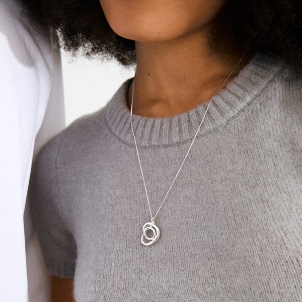 Diego Silver Plated Necklace
