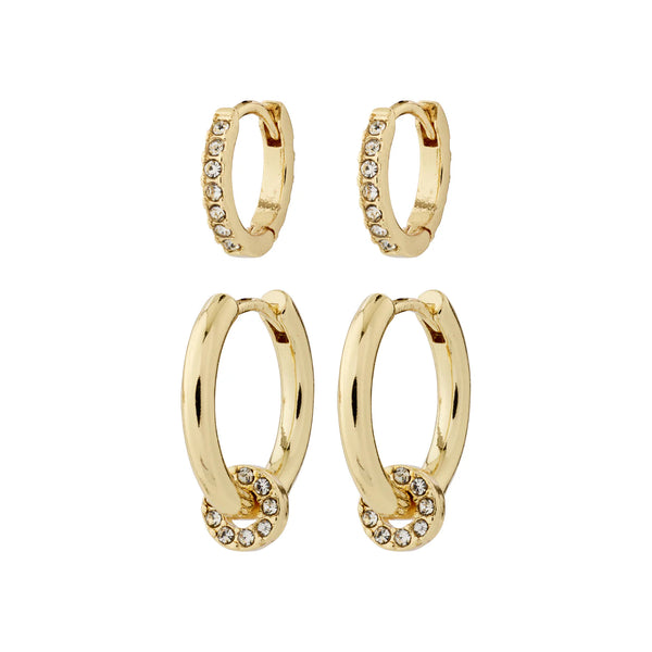 Scottie Gold Plated Hoop Set