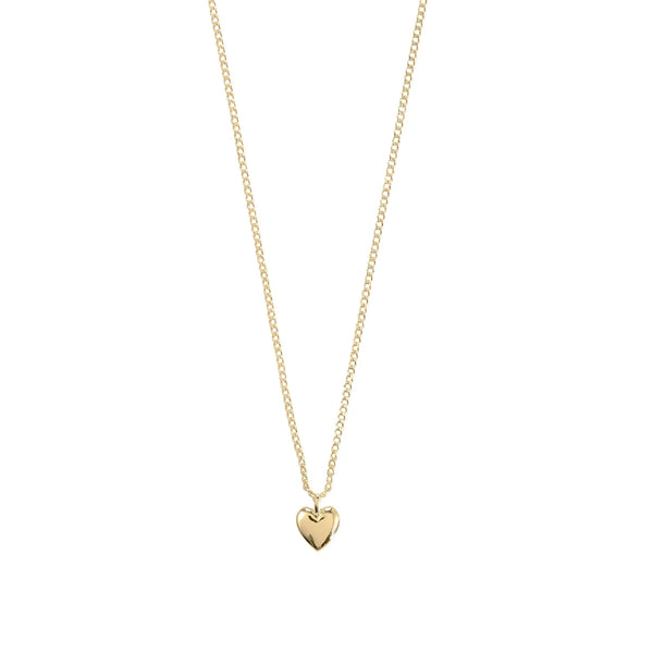 Alaia Gold Plated Waterproof Heart Necklace