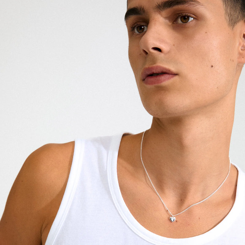 Alaia Silver Plated Heart Necklace