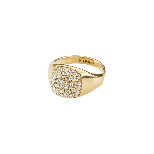 Cindy Gold Plated Crystal Ring