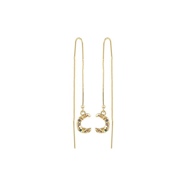 Remy Gold Plated Pull Through Earrings