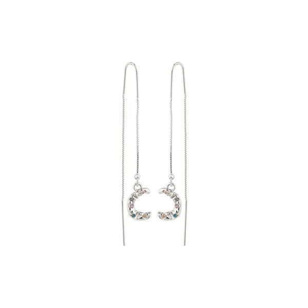 Remy Silver Plated Pull Through Earrings