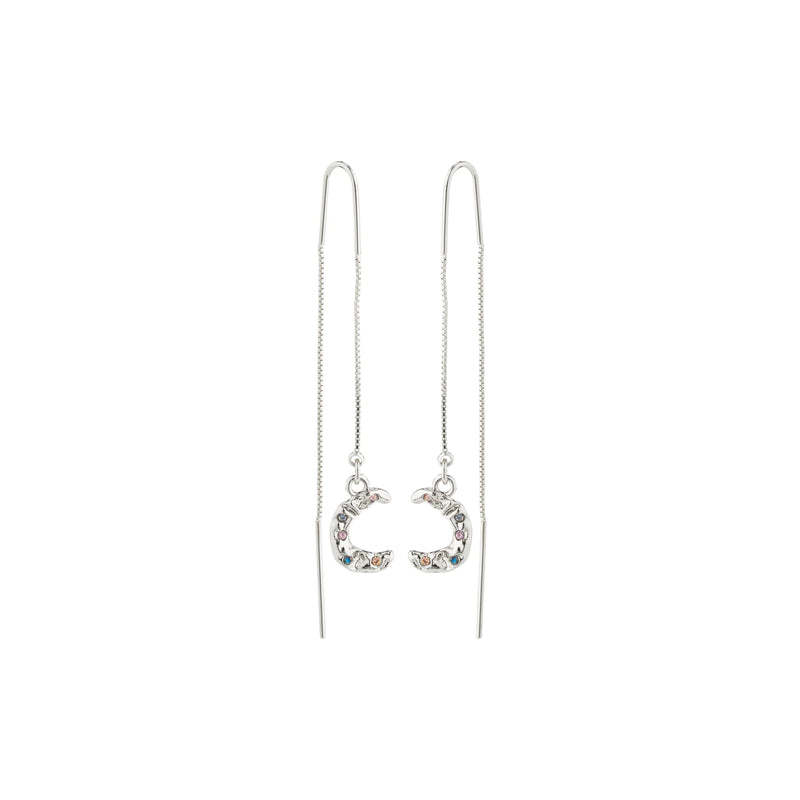 Remy Silver Plated Pull Through Earrings