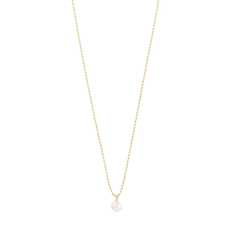 Hadley Gold Plated Pearl Necklace