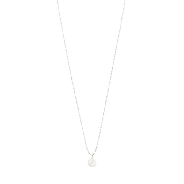 Hadley Silver Plated Pearl Necklace